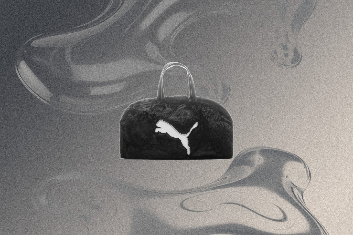 Puma x A$AP Rocky Fur Bag - Black/White