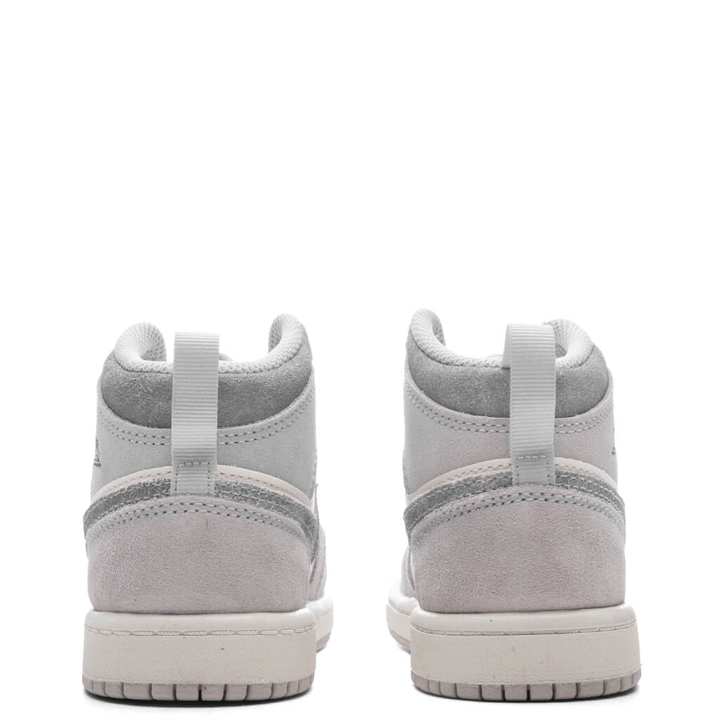 Jordan 1 Mid SE (PS) - Neutral Grey/Smoke Grey-Sail