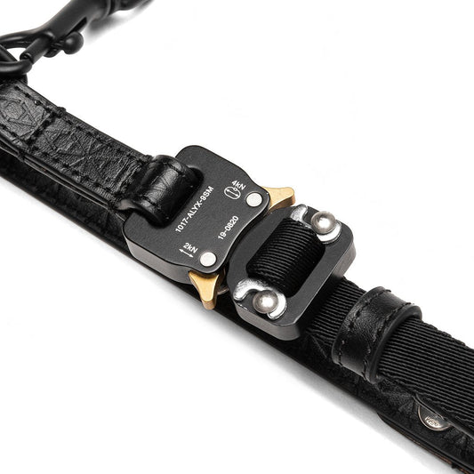 1017 9SM Small Dog Collar and Leash - Black