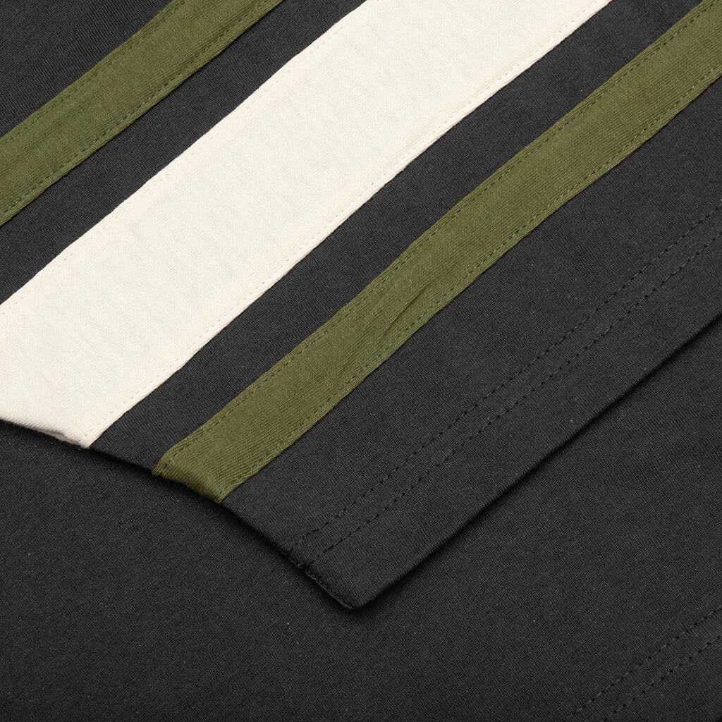 11:11 Football Top - Vintage Black
