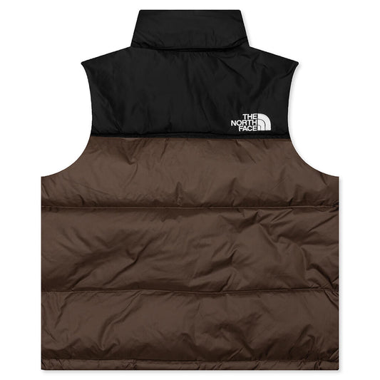 1996 Retro Nuptse Vest - Smokey Brown