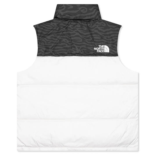 1996 Retro Nuptse Vest - White Dune