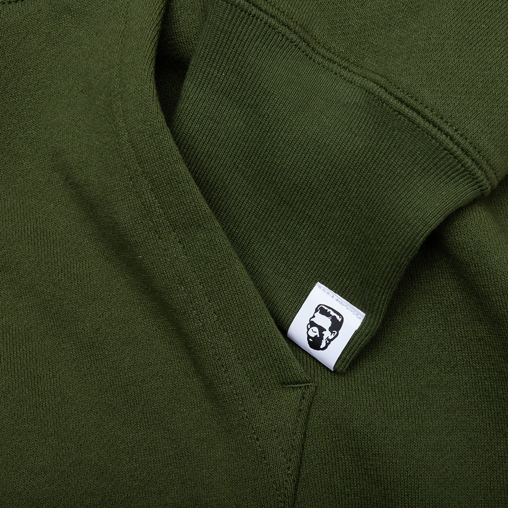 1st Shark Full Zip Hoodie - Olive Drab