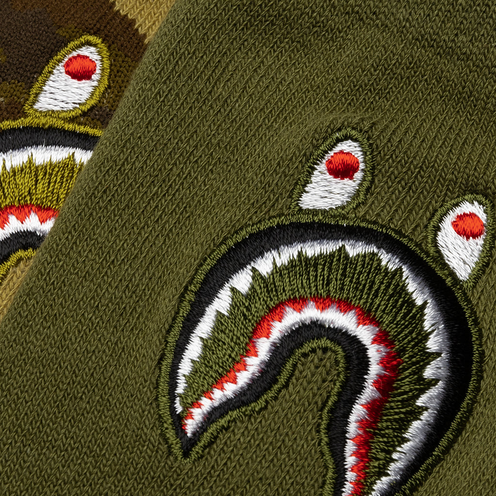 1st Shark Socks - Olive Drab