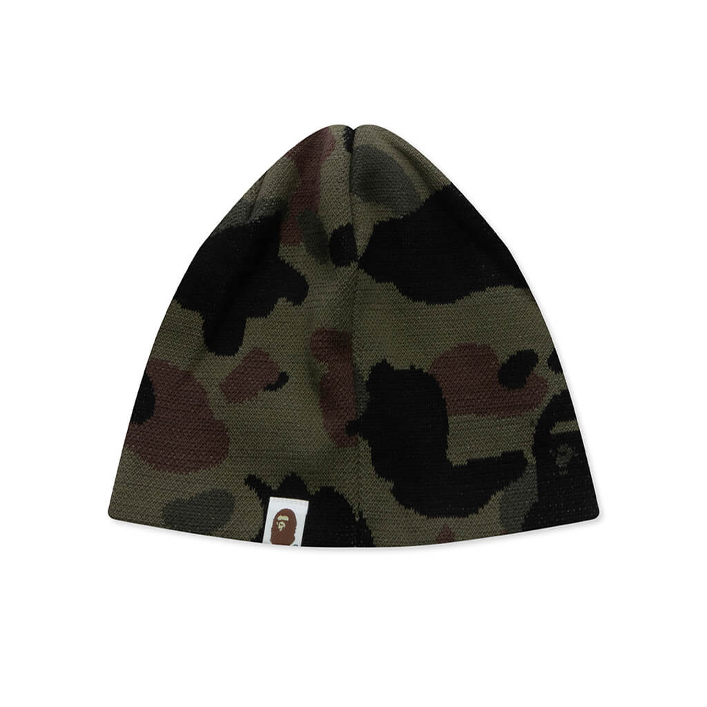 1st Camo Knit Beanie - Green