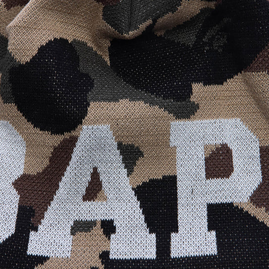 1st Camo Knit Beanie - Yellow