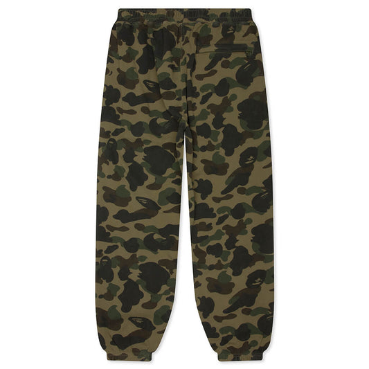 1st Camo One Point Relaxed Fit Sweat Pants - Green