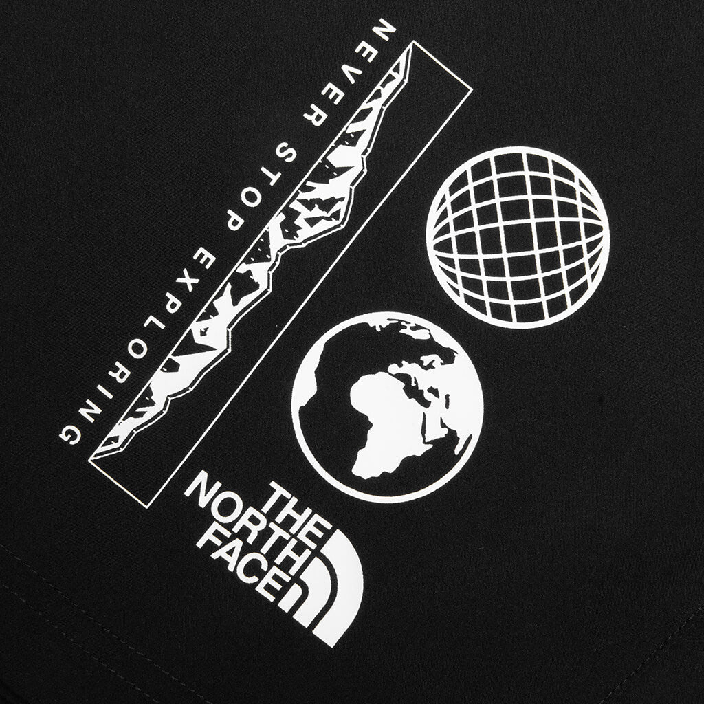 24/7 7' Graphic Shorts - Black