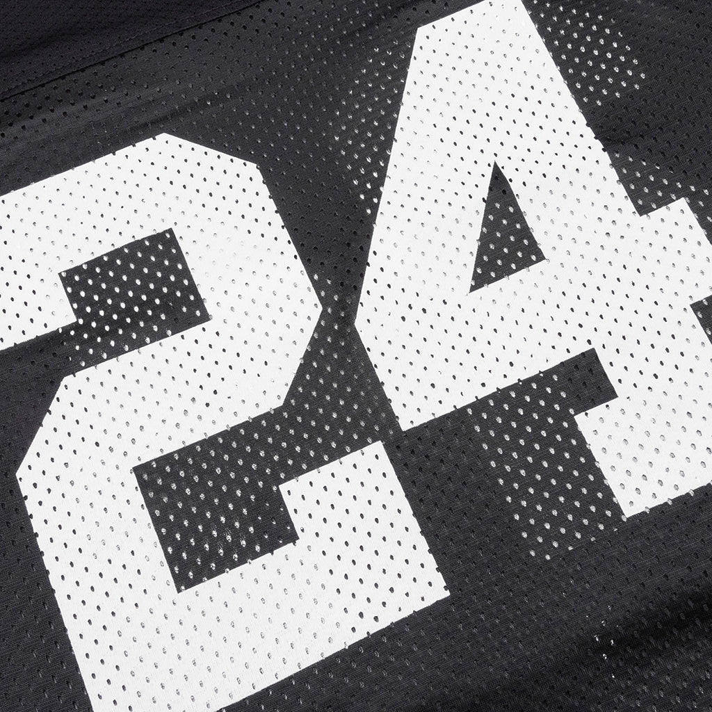 24 Mesh Boxy Jersey - Black