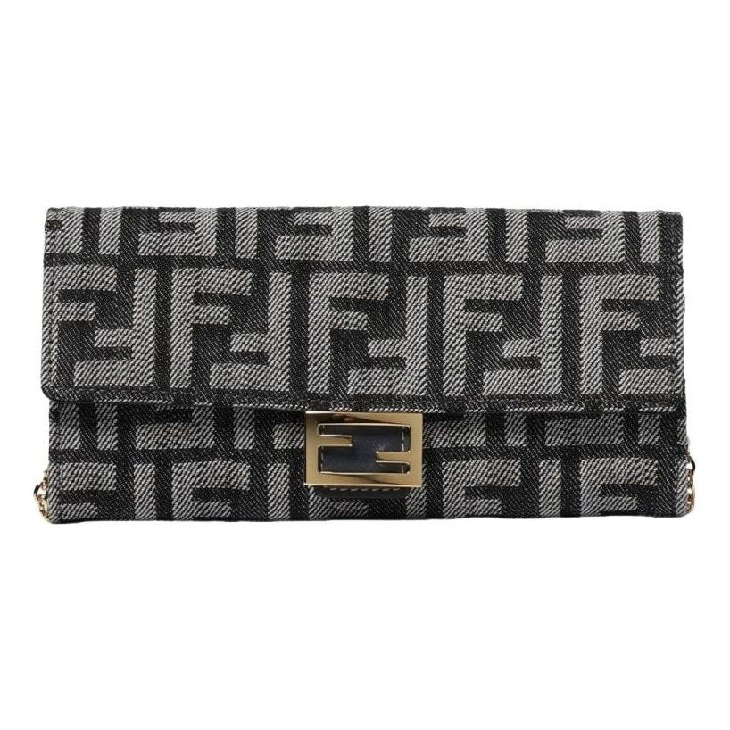 (WMNS) Fendi FW25 Baguette Chain Wallet 'Black' 8M0365AUT4F1UJ5