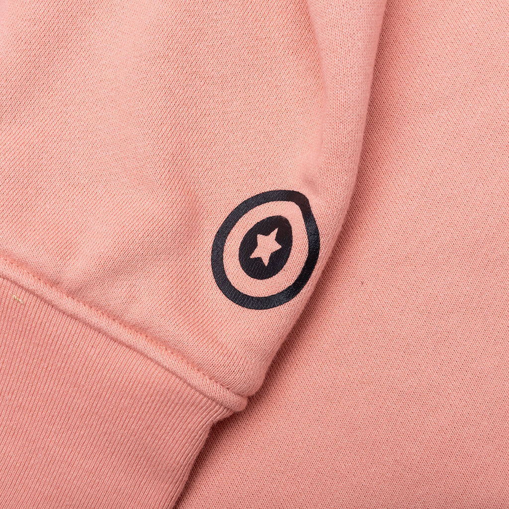 2nd Shark Full Zip Hoodie - Pink