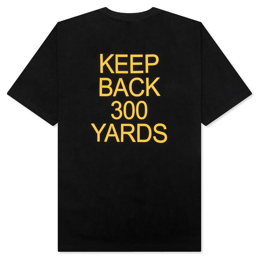 300 Yards T-Shirt - Overdyed Black