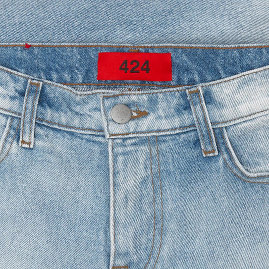 4 Pocket Denim Pant - Light Indigo