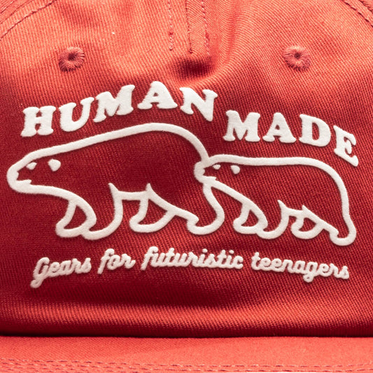 5 Panel Cap #2 - Red