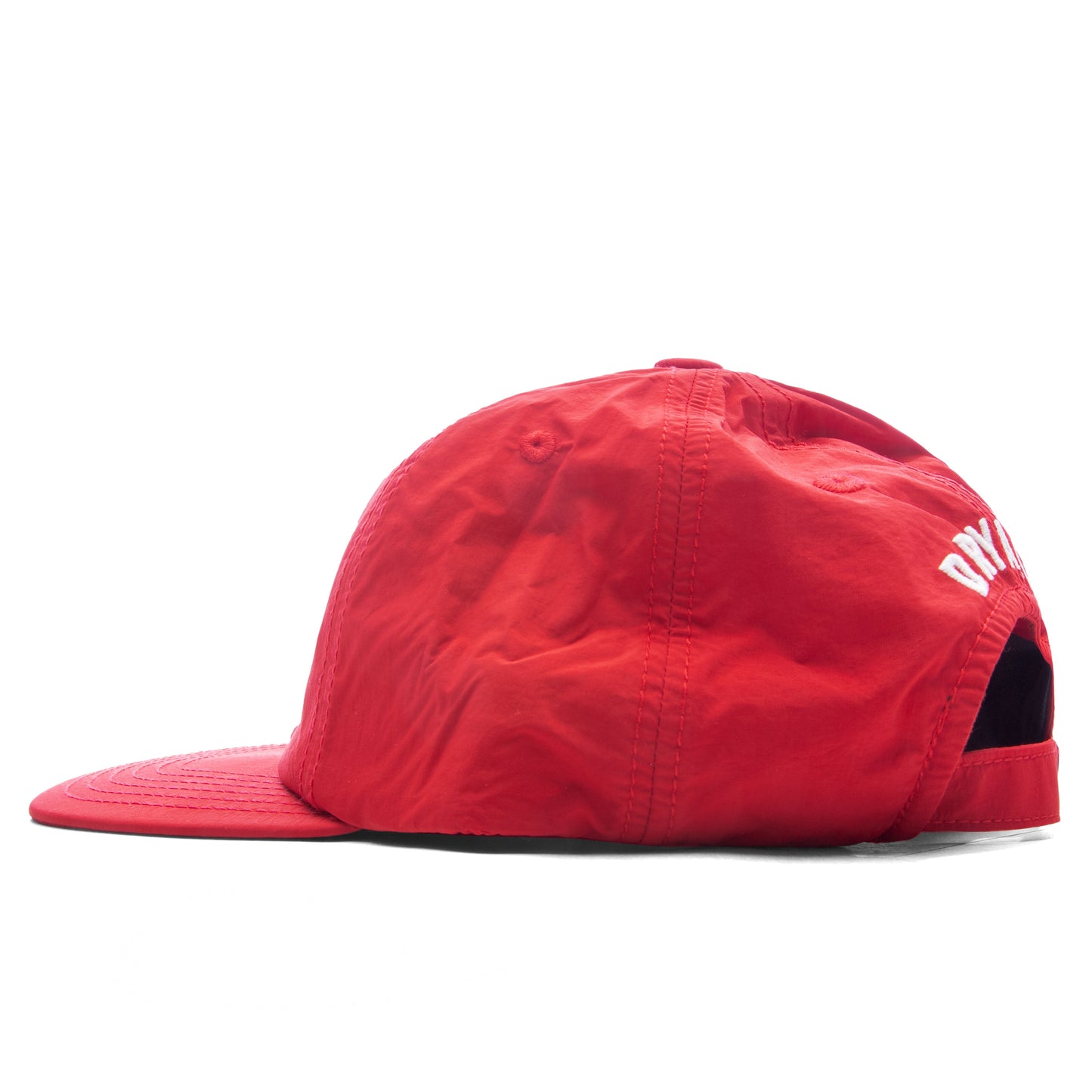 5 Panel Nylon Cap - Red