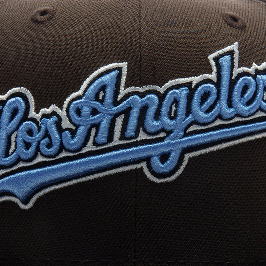Feature x New Era 59FIFTY Fitted LA Dodgers Cooperstown - Walnut/Blue