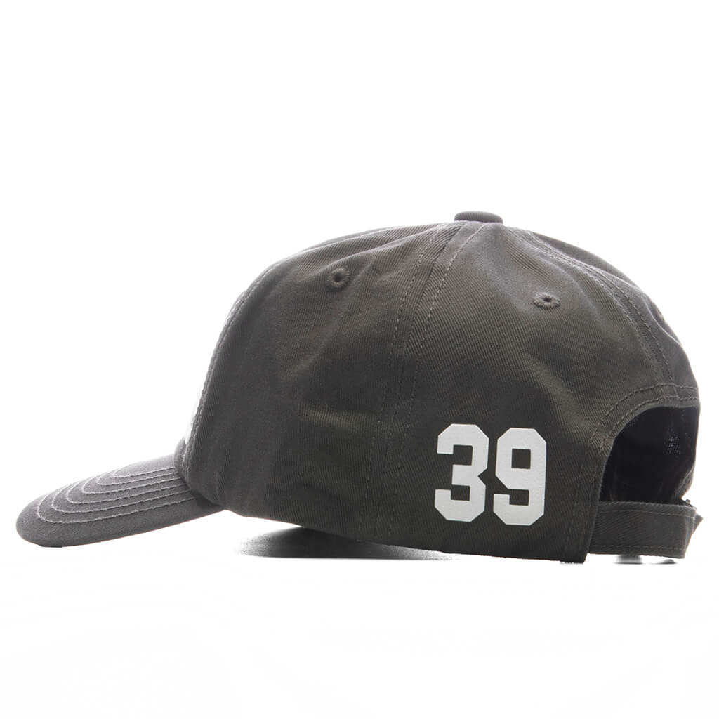 5 Panel Twill Cap - Charcoal