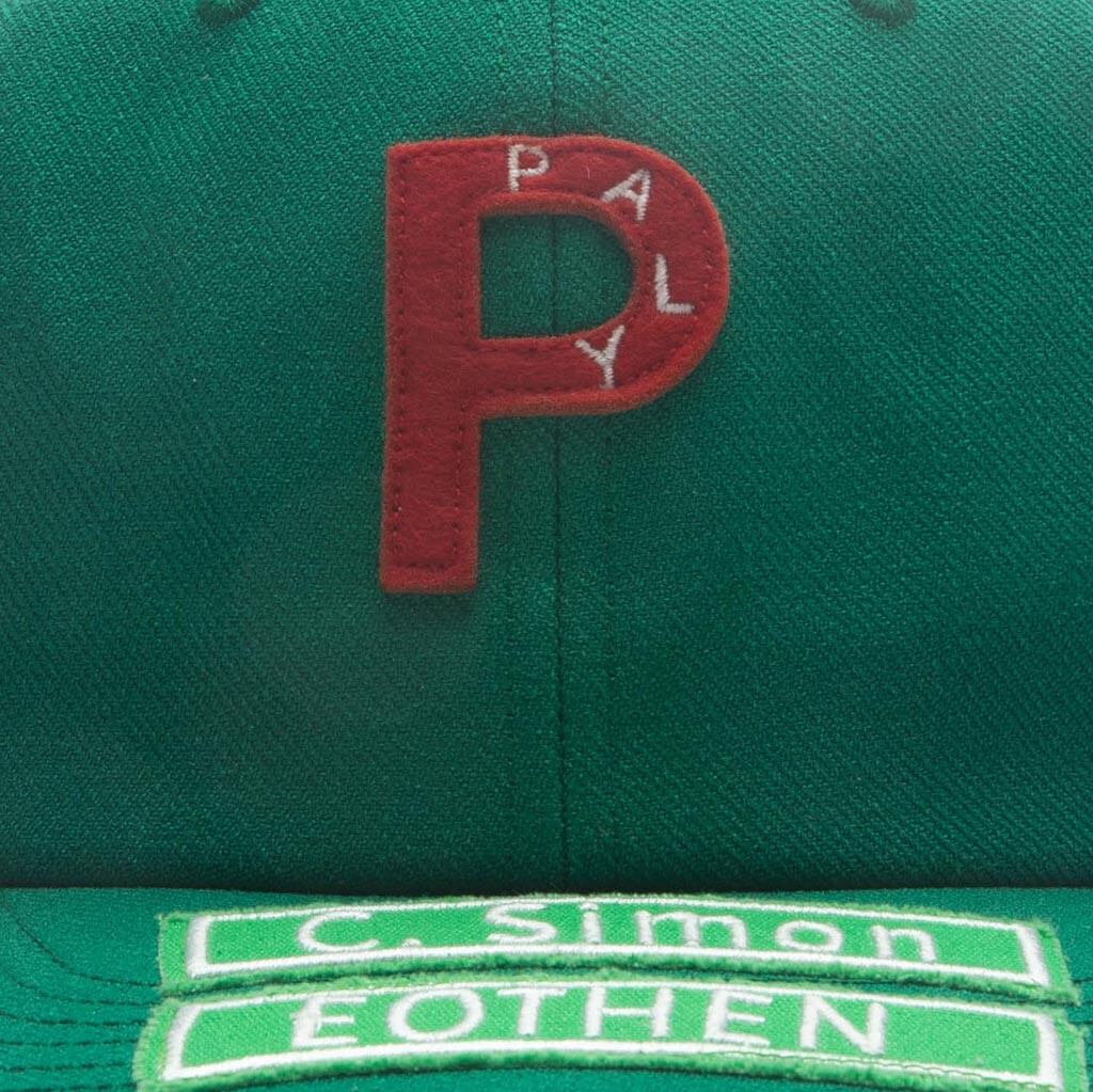 5 Panel Twill "P" Hat - Green