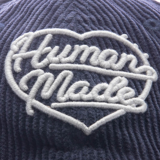 6 Panel Corduroy Cap - Navy