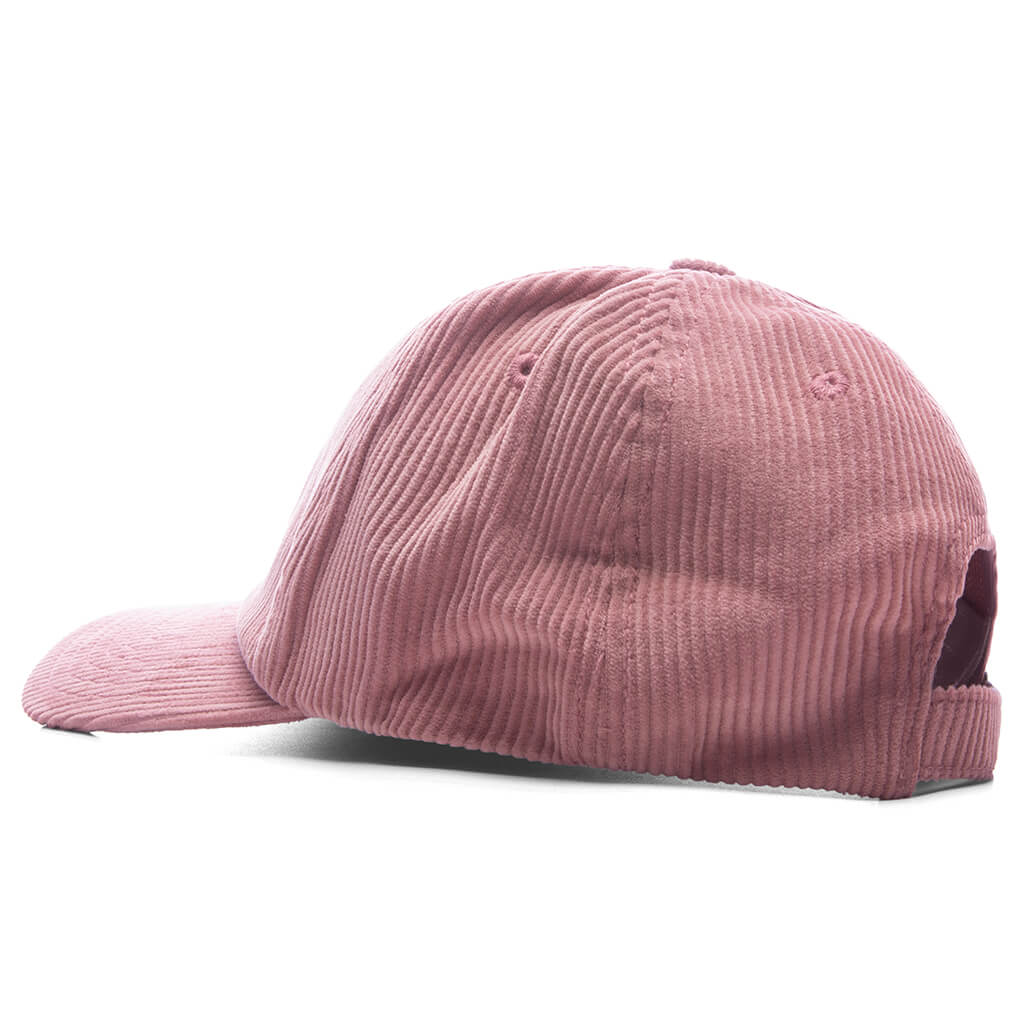 6 Panel Corduroy Cap - Pink