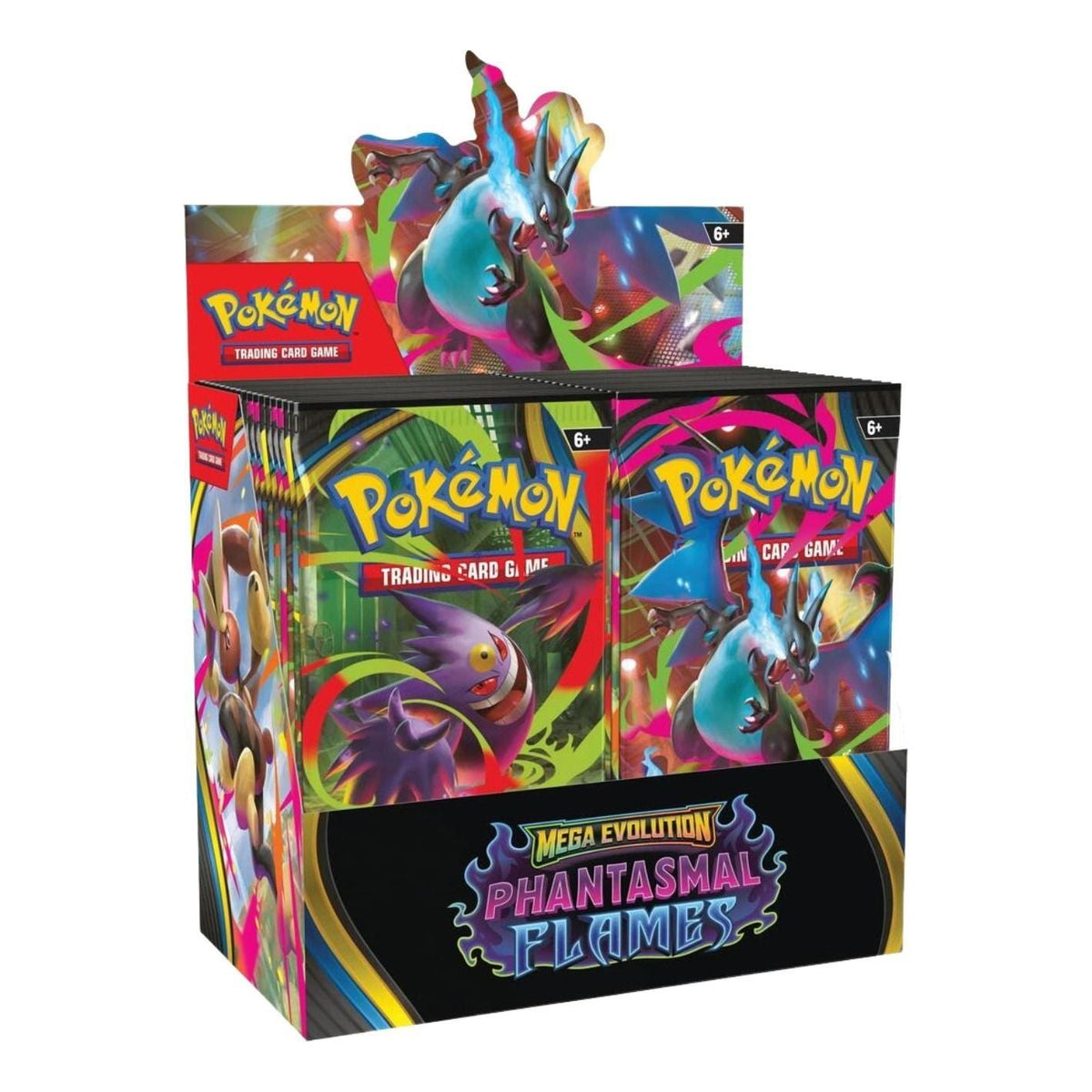 Pokemon Card Eng. 2025 Pokemon ME02: Phantasmal Flames Booster Box 10-10190-119