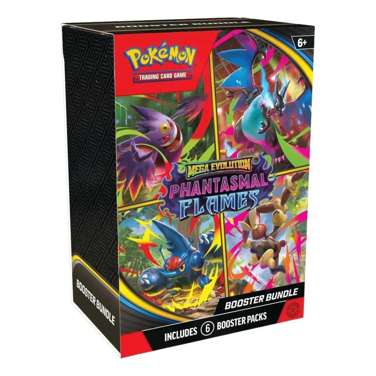 Pokemon Card Eng. 2025 Pokemon ME02: Phantasmal Flames Booster Bundle Box 10-10191-101