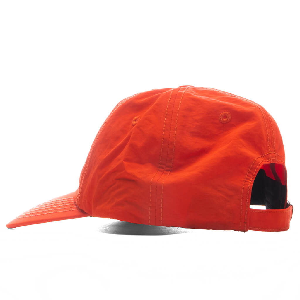 6 Panel Nylon Cap - Orange