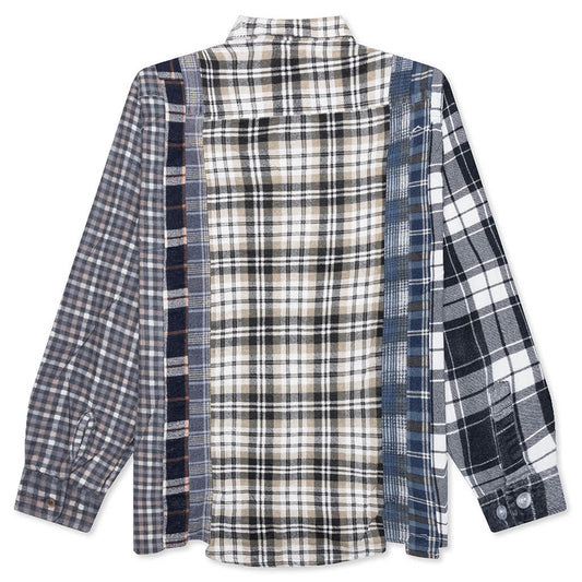 7 Cuts Flannel Shirt - Assorted