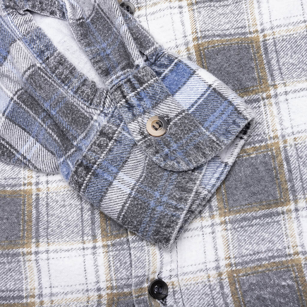 7 Cuts Wide Flannel Shirt - Assorted