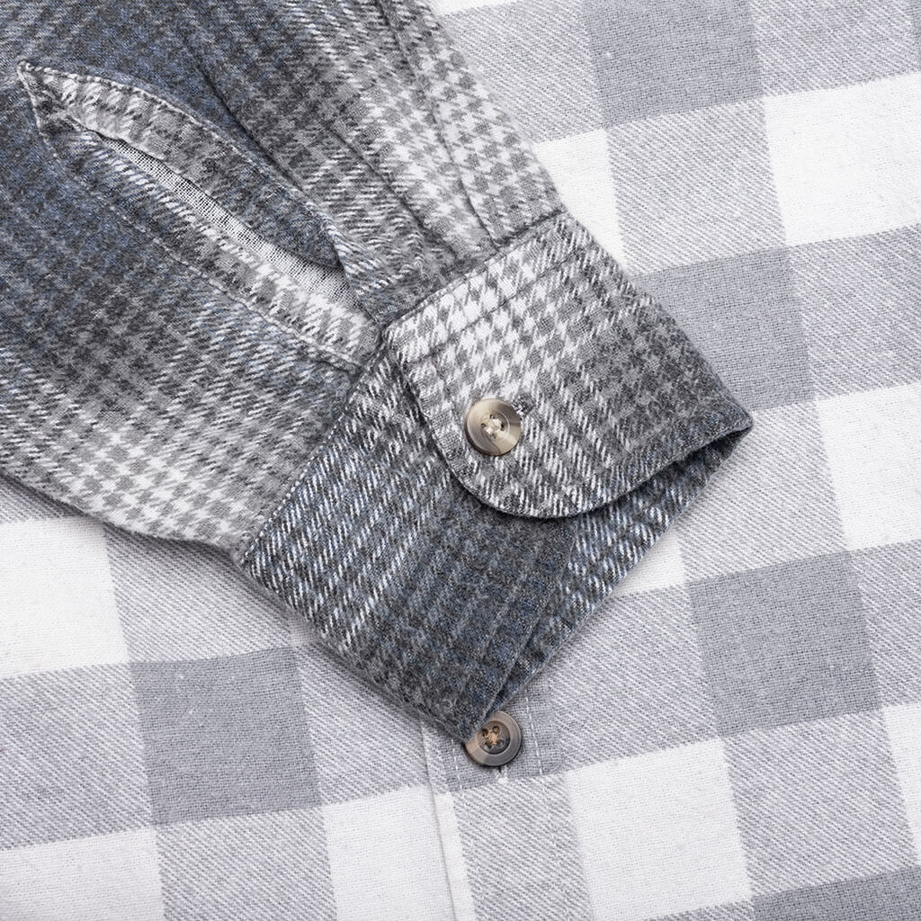 7 Cuts Wide Flannel Shirt - Assorted