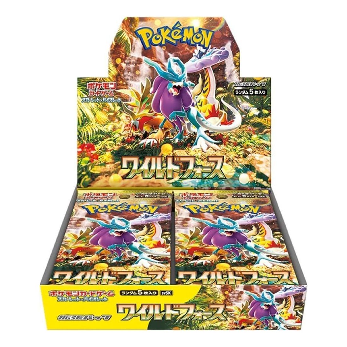 Pokemon Card JP Scarlet & Violet Expansion Pack Box 'Wild Force' PKMN-TCG-SV5K-171882