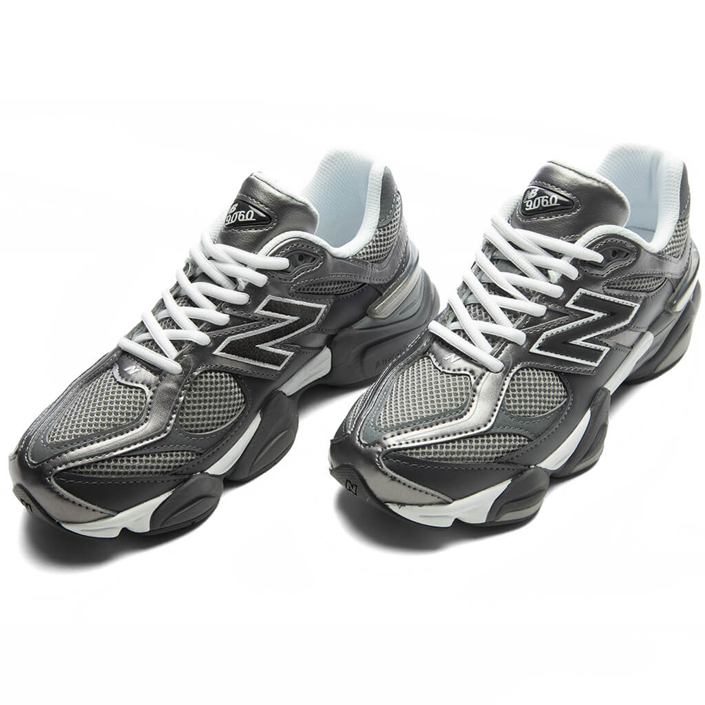 9060 Lace (GS) - Magnet/Faded Black