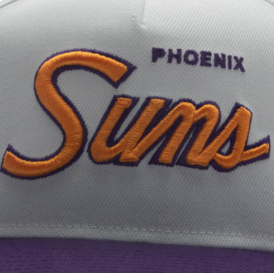 9FIFTY A-Frame Curved Hardwood Classics Script Snapback - Phoenix Suns