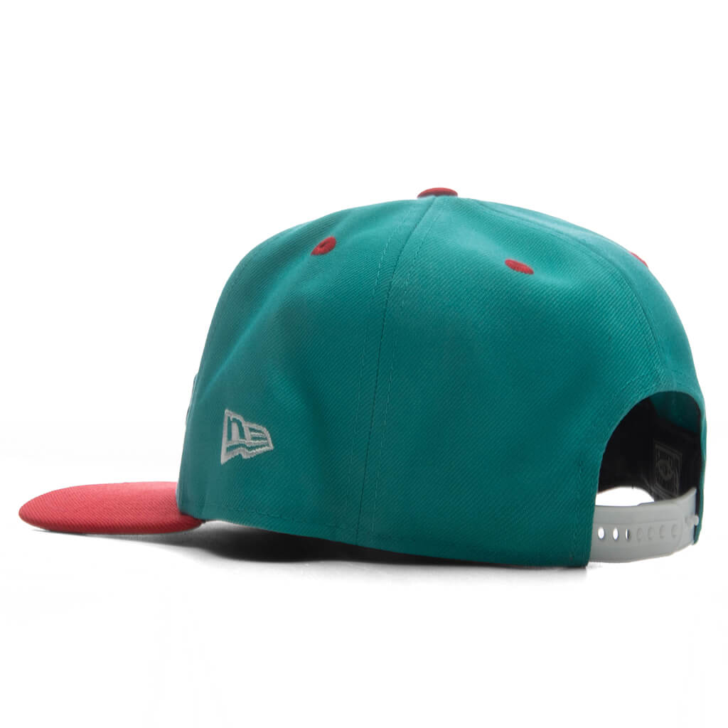 9FIFTY A-Frame Curved Hardwood Classics Script Snapback - Vancouver Grizzlies