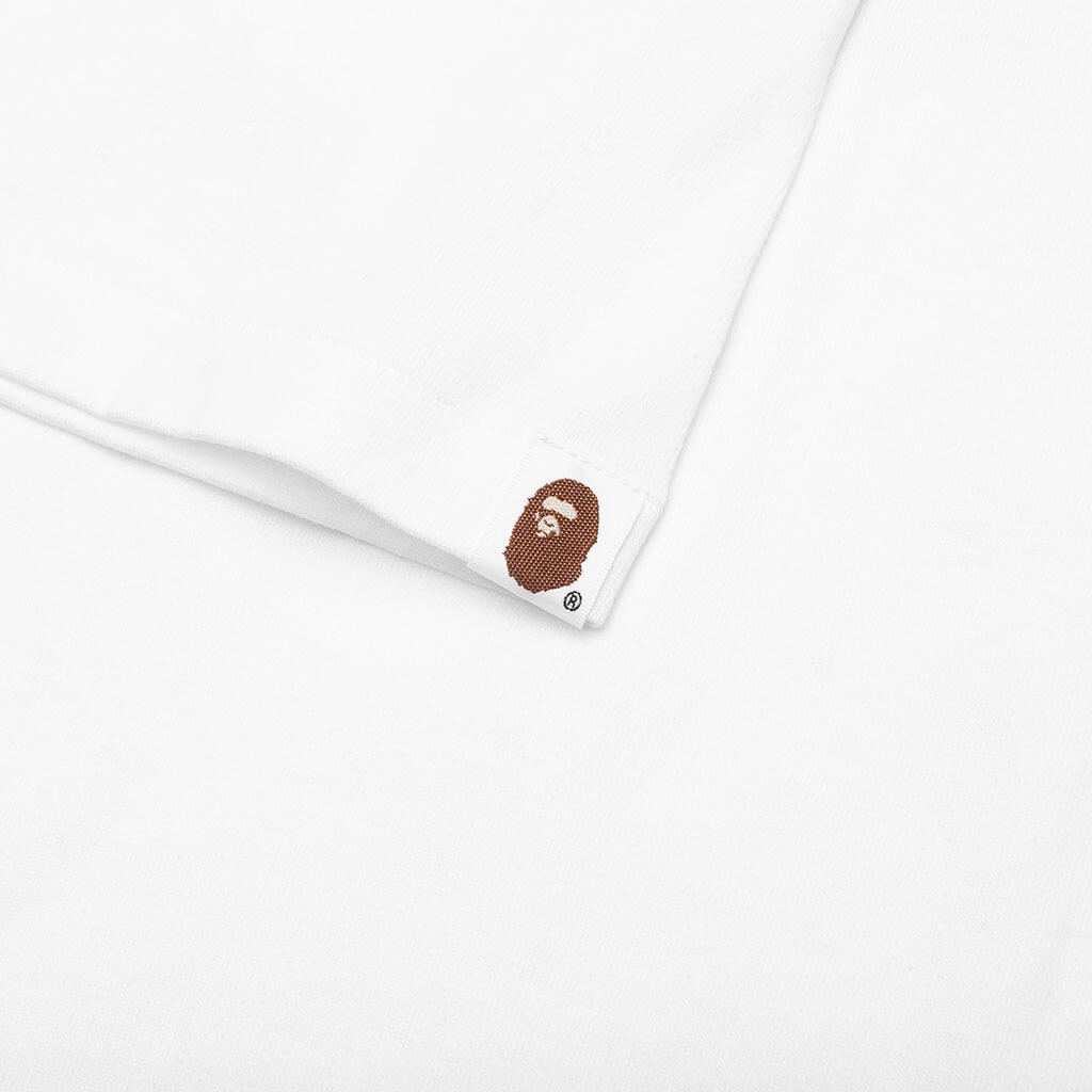 Bape Thermography College Tee - White