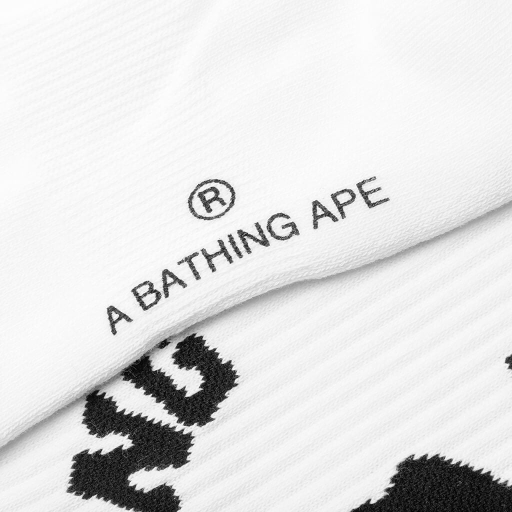 College Socks - White