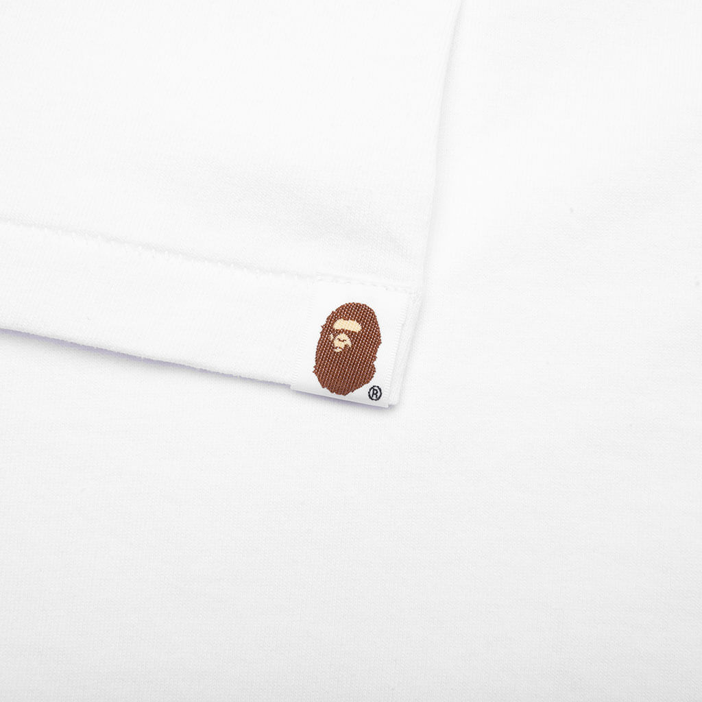 Color Camo Milo Shark Tee - White/Red