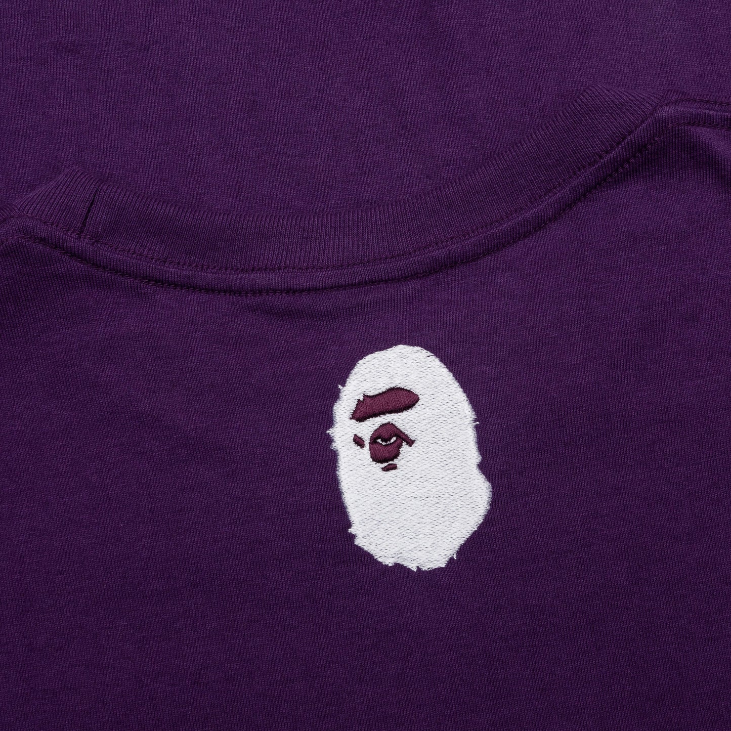 A Bathing Ape Logo Tee - Purple