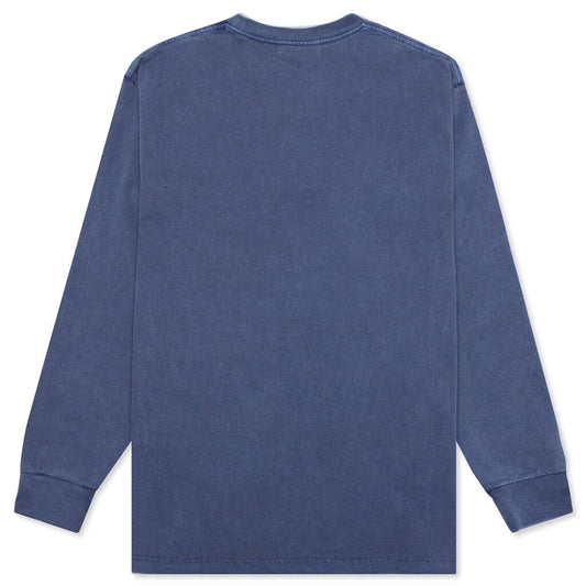 Overdye College L/S Tee - Navy