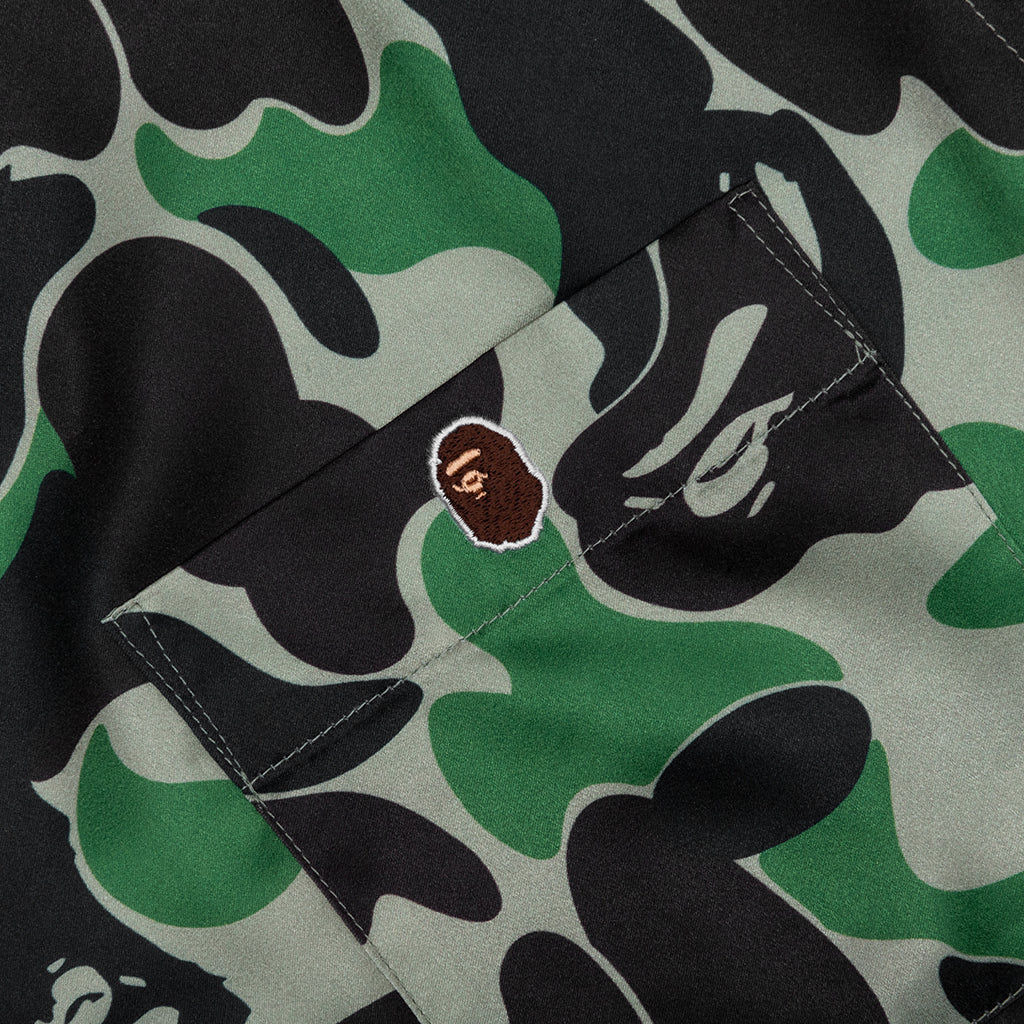 ABC Camo Open Collar S/S Shirt - Green