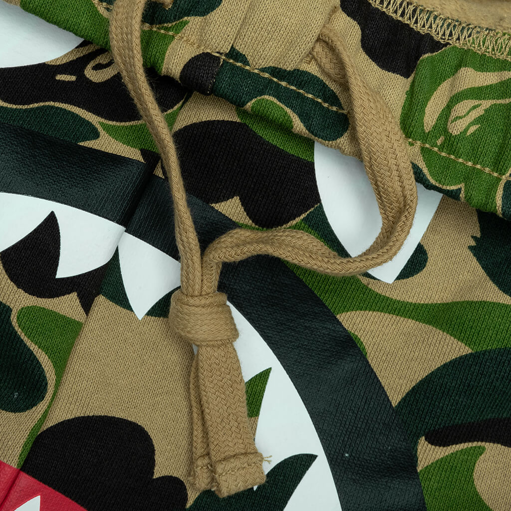 ABC Camo Shark Sweat Shorts - Green