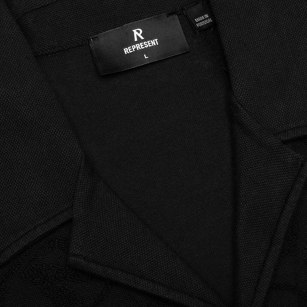 AOP Towel Shirt - Black