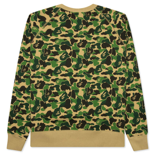 Abc Camo Crystal Stone Crewneck - Green