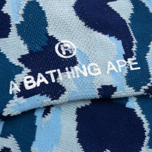 Abc Camo Jacquard Socks - Blue