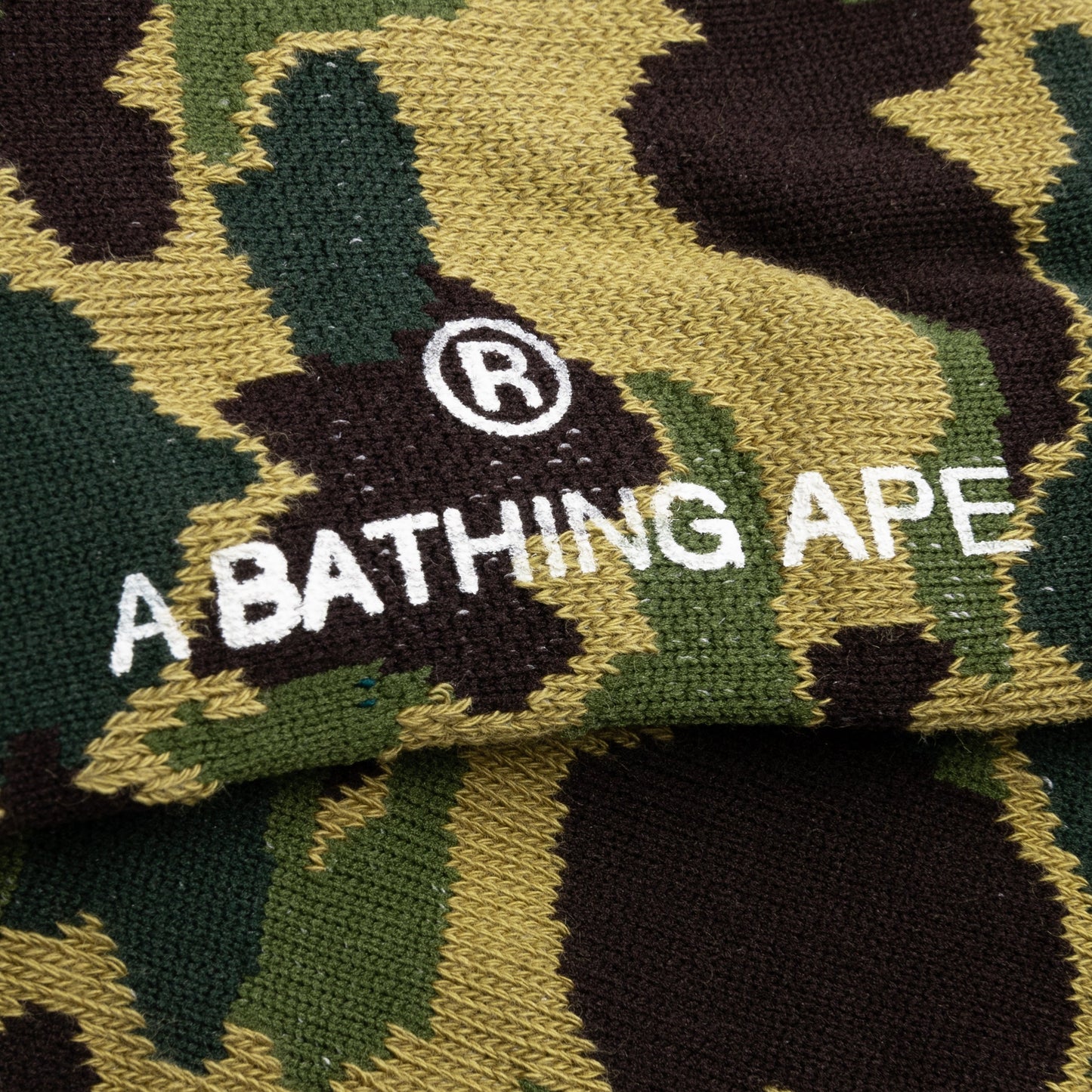 Abc Camo Jacquard Socks - Green