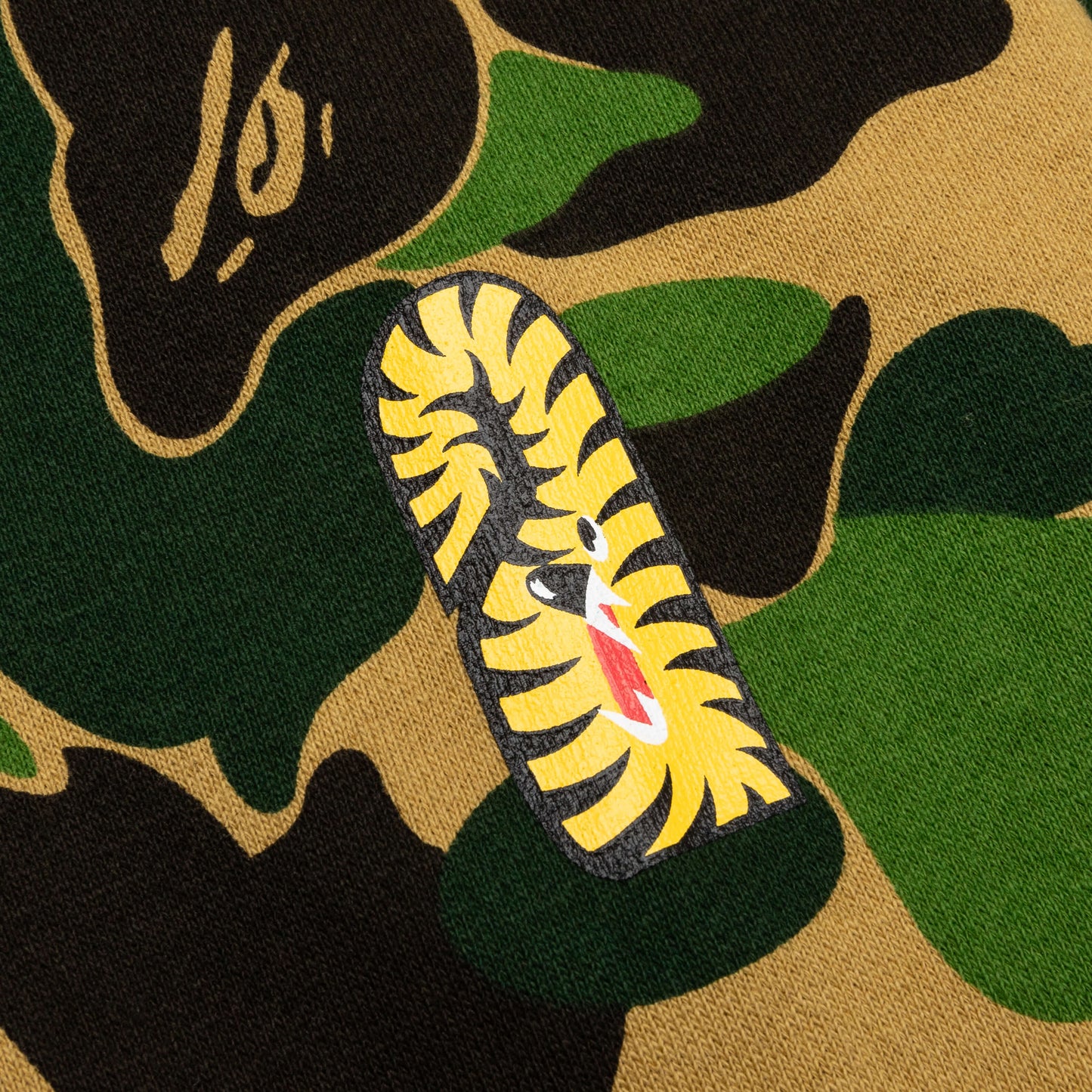 Abc Camo Tiger Full Zip Hoodie - Green