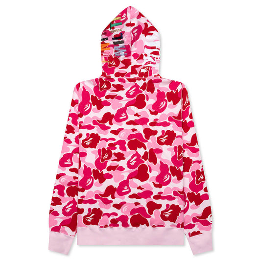 Abc Camo Tiger Full Zip Hoodie - Pink