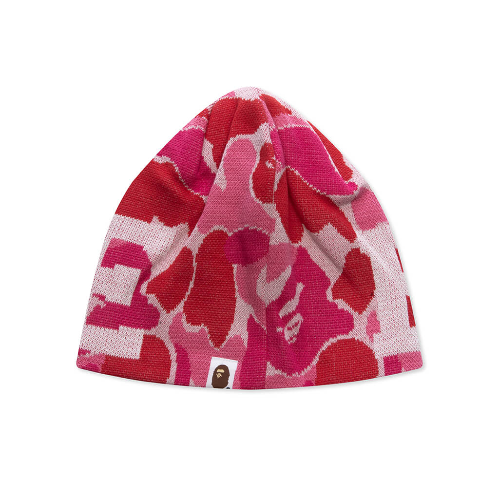 ABC Camo Knit Cap - Pink