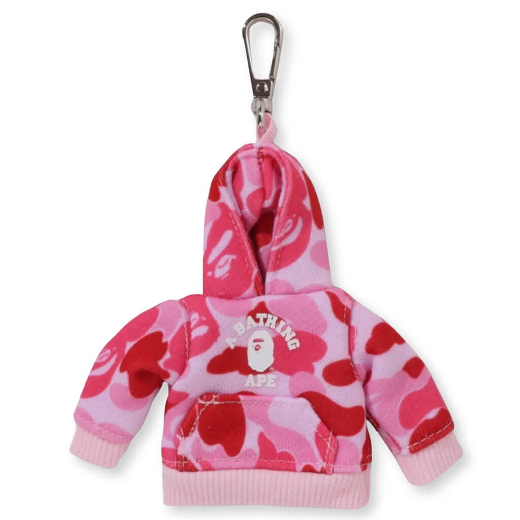 ABC Camo Pullover Hoodie Key Chain - Pink
