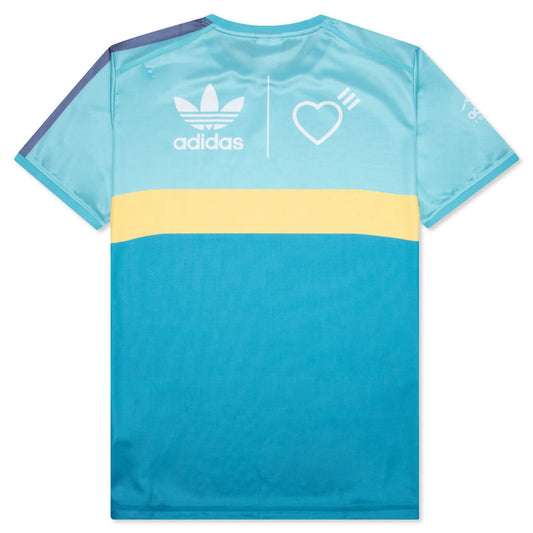 adidas Originals x Human Made Graphic Tee - Light Aqua